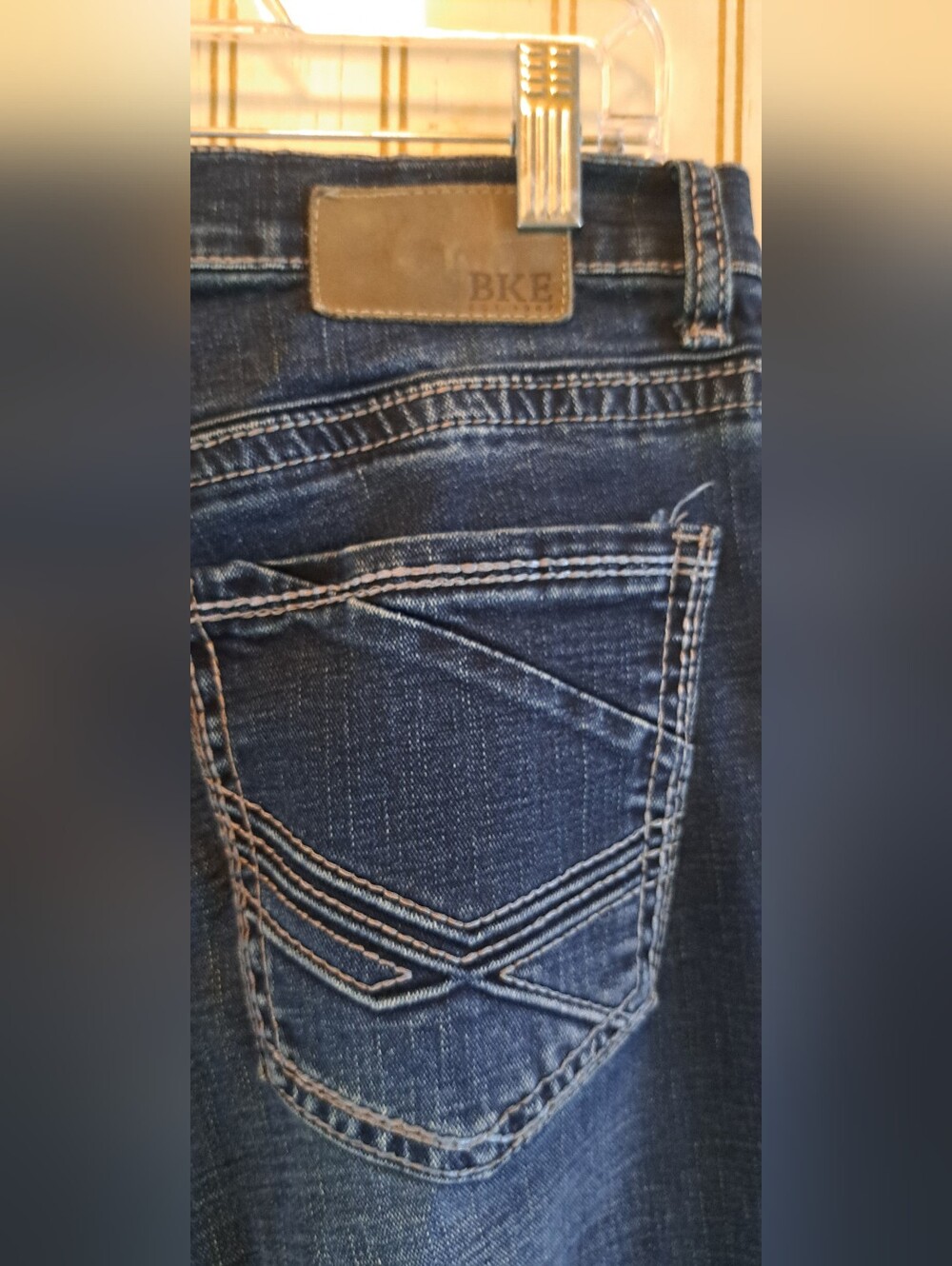 Mens Buckle BKE Tyler Straight Leg Jeans Size 31 x 29 Stretchy Cowboy Western - Picture 2 of 8